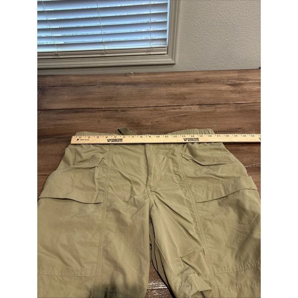 Eddie‎ Bauer Sport Swim Trunks Shorts Mens Medium Belted  Beige Cargo